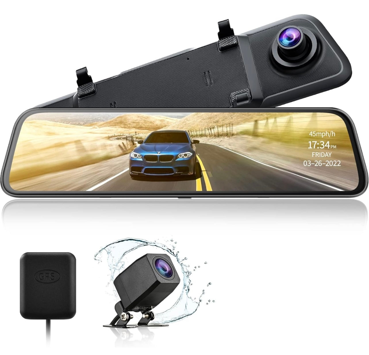 12” Mirror Dash Cam