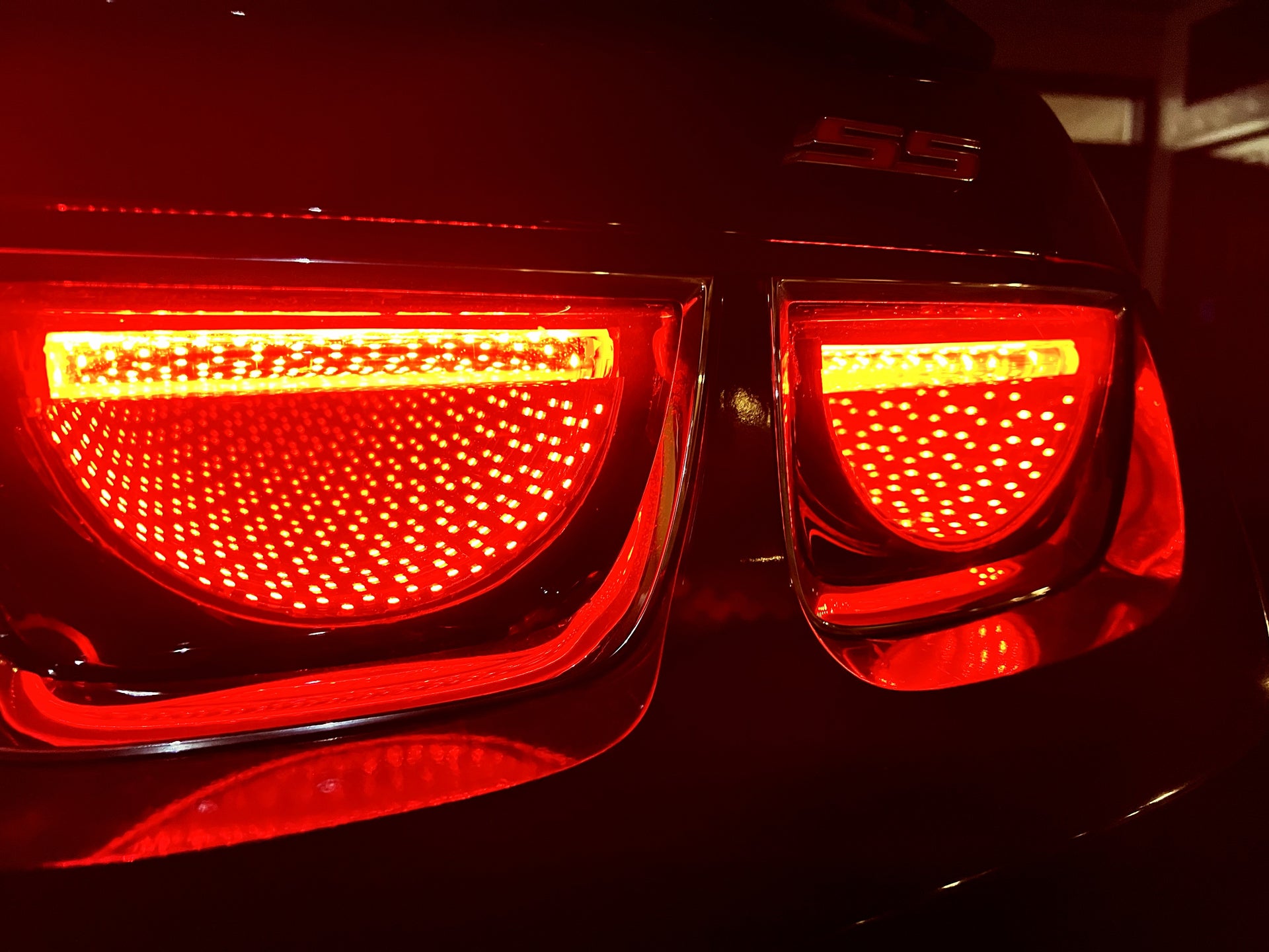 Load video: Infinity Tail Lights on a Camaro