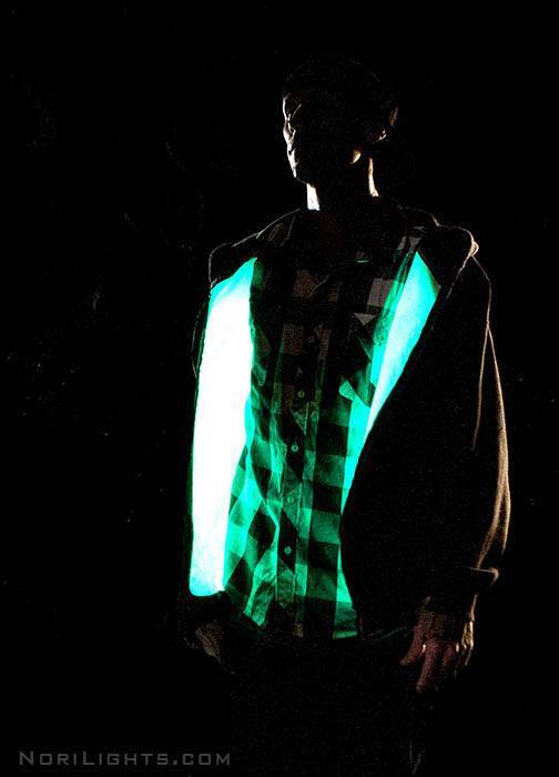 Hoodie with 2024 lights